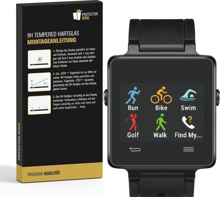 Produktbild Protectorking 1x echtes Tempered 9H Panzerhartglas 3D KLAR