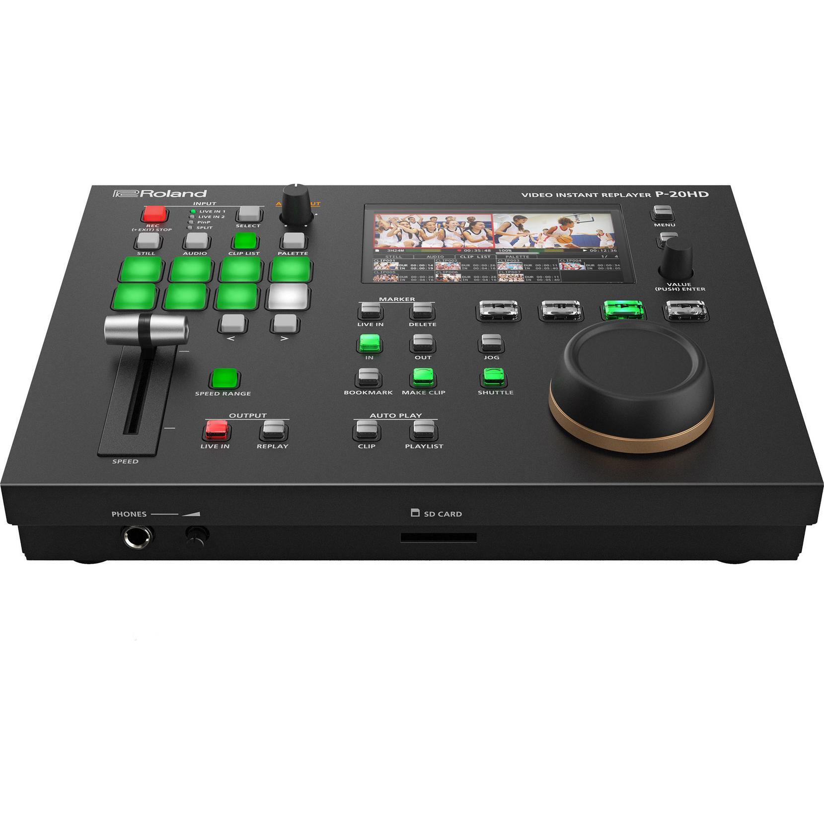 Roland P-20HD HDMI STREAMING CAPTURE DEVICE, UP TO 1080P/60 USB 3.0 STREAMING W. ANALOG AUDIO INPUT, Game Recorder, Schw...
