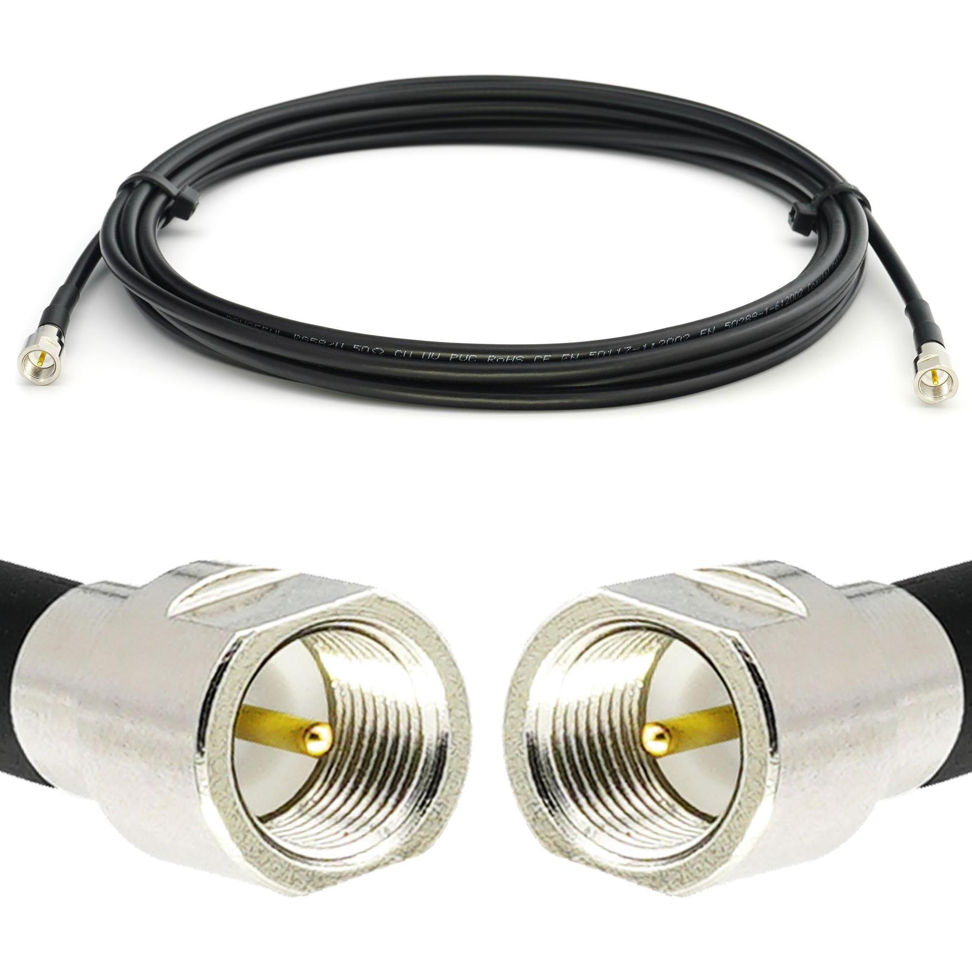 Rangeful FME Male to FME Male 20m RG58/U Coaxial Cable RG58-FMEM-FMEM-20, Cavo antenna