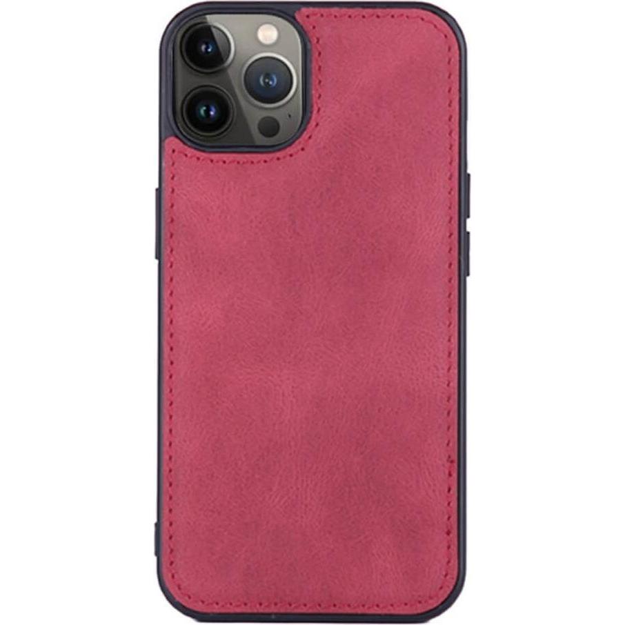 Thumbnail - Megshi iPhone 15 Pro Max - 2-1 Brieftaschen Hülle rot (Apple iPhone 15 Pro Max), Smartphone Hülle, Rot