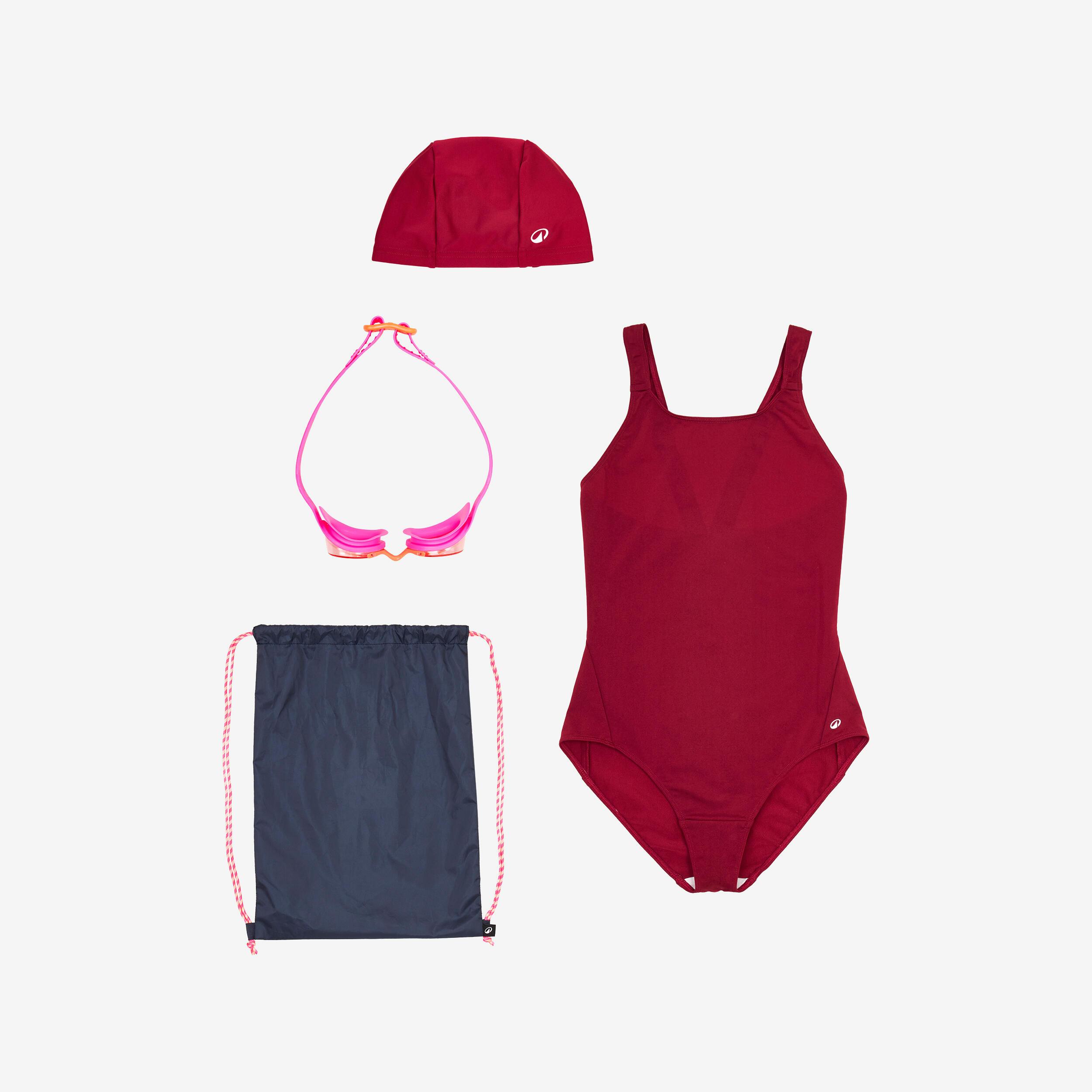 Kinder Schwimm-Set 2-teilig Mit Rashguard & Badeshorts - UV-Schutz Für Jungen & Mädchen 3-10 Jahre