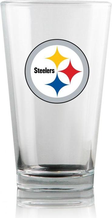 Produktbild NFL Pittsburgh Steelers Pint Gläser Set (2 Stk.) 475ml (0.48 l, 2 x)