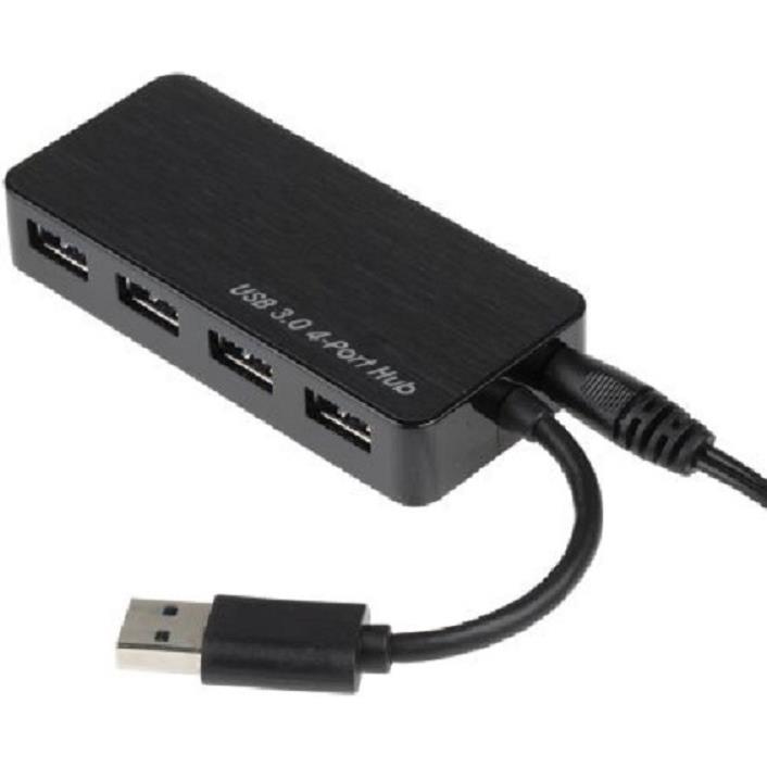 Rs Pro USB 3.0 Hub (USB-A, 4 Ports), Dockingstation + USB Hub, Schwarz
