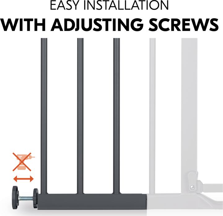 Immagine prodotto Hauck Estensione per cancello di sicurezza 21 cm Grigio scuro (21 cm)