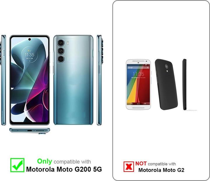 Image du produit Cadorabo TPU Liquid Silicone Case Housse pour Motorola MOTO G200 5G (Motorola Moto G200 5G)