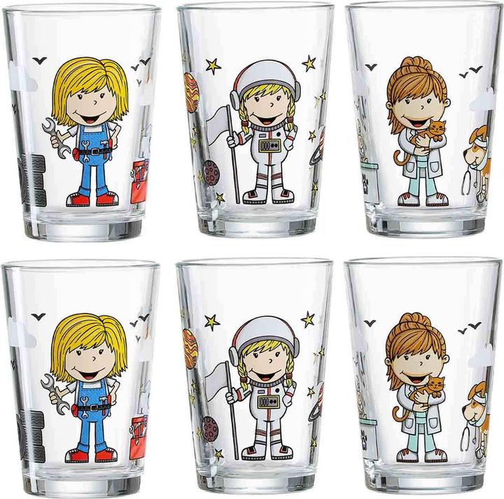 Actual product image Ritzenhoff & Breker Kindergläser Berufe Mädchen