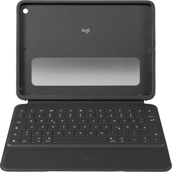 Produktbild Logitech Rugged Folio (DE, Apple iPad 2019 (7. Gen), Apple iPad 2020 (8. Gen), Apple iPad 2021 (9. Gen))