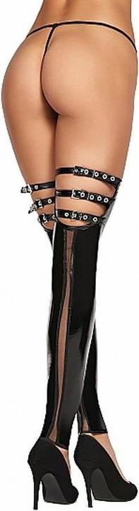 Produktbild 7 Heaven Vinyl Strap Stockings (L, XL)