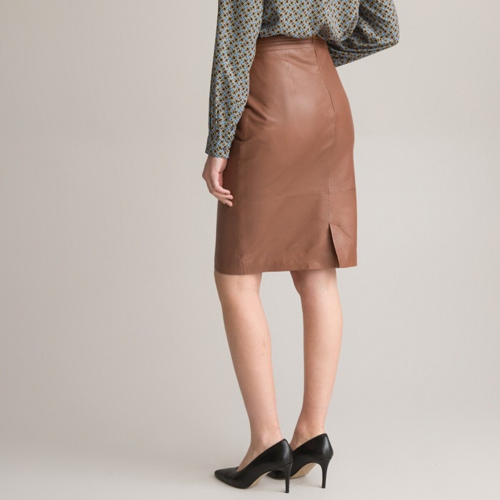 Actual product image Anne Weyburn Leather skirt (38)