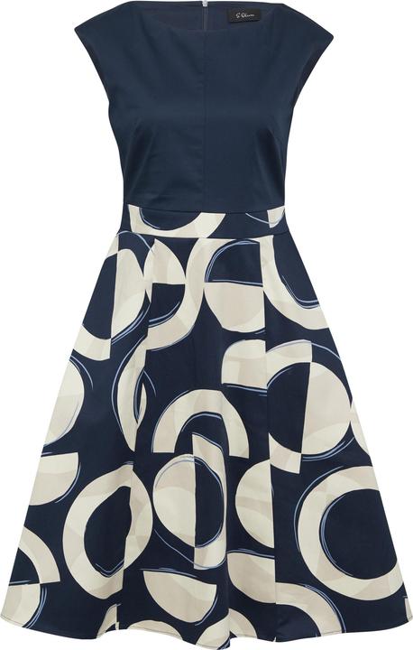 Actual product image S.Oliver Kleid Ausgestelltes Etuikleid aus Baumwollmix (34)