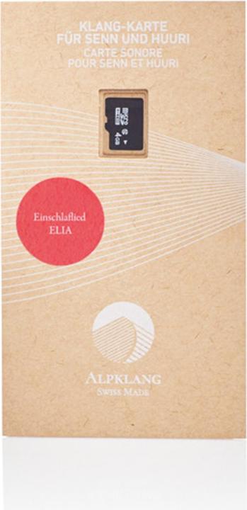 Image du produit Alpklang Carte sonore avec la chanson pour s'endormir ELIA
