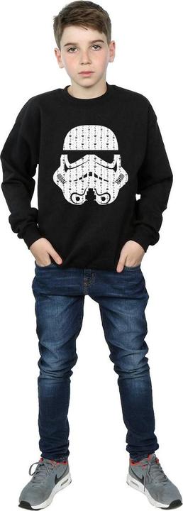 Produktbild Star Wars Christmas Stormtrooper Helmet Sweatshirt Jungen (140, 146)