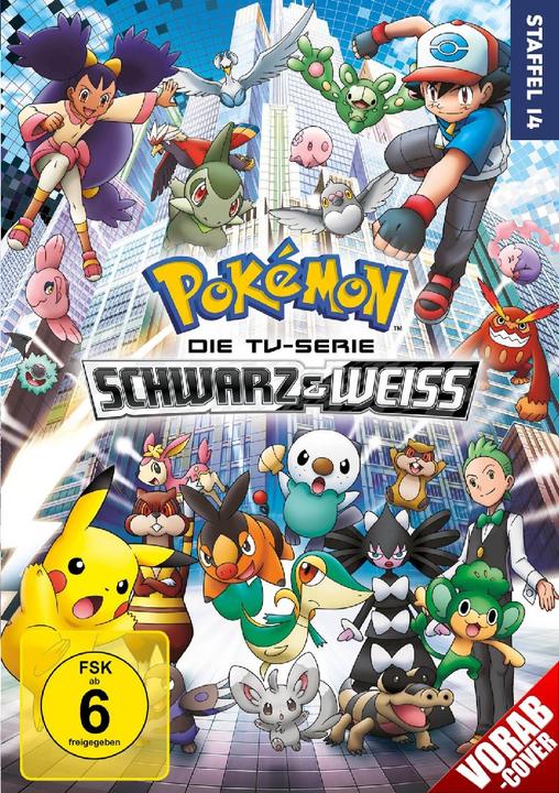 Pokemon - Die TV-Serie: Schwarz und Weiss (DVD, 2024, Deutsch)