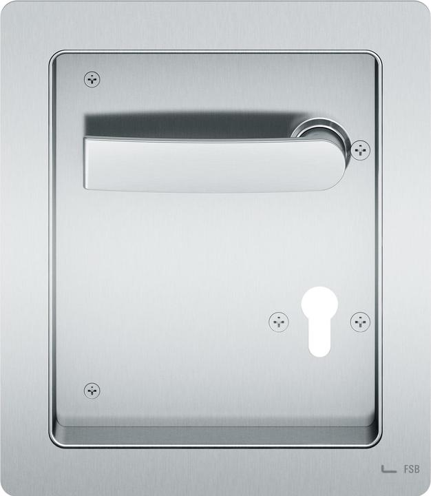 FSB Gym shell 77 7952 - 200 x 230, left, PZ 72, VK 9, stainless steel (Door set)