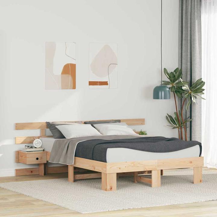 Actual product image vidaXL Platform bed (135 x 190 cm)