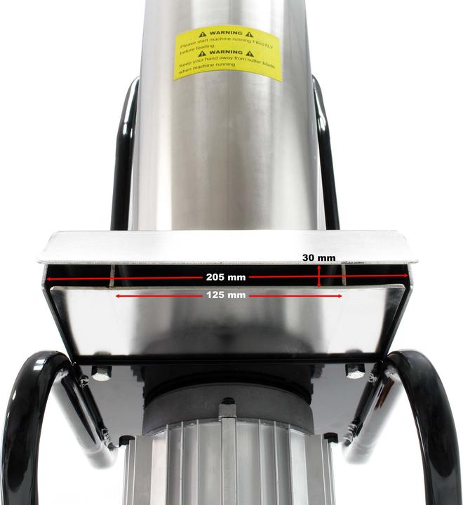 Produktbild Wiltec Obsthäcksler 1100W 1,5PS 2800U/min 1000kg/h Edelstahl Obstmühle Kernobst