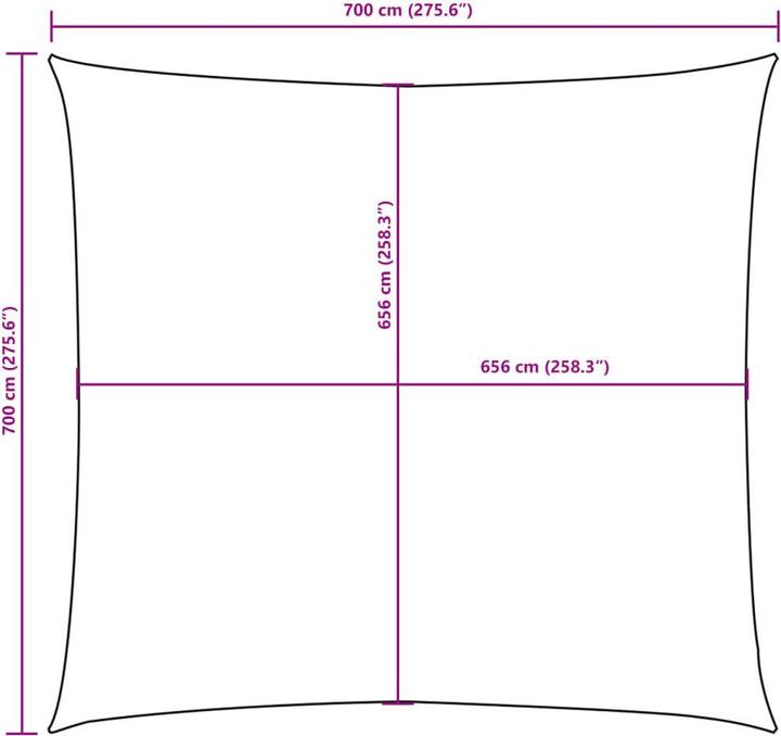 Produktbild vidaXL Sonnensegel (200 x 200 cm)