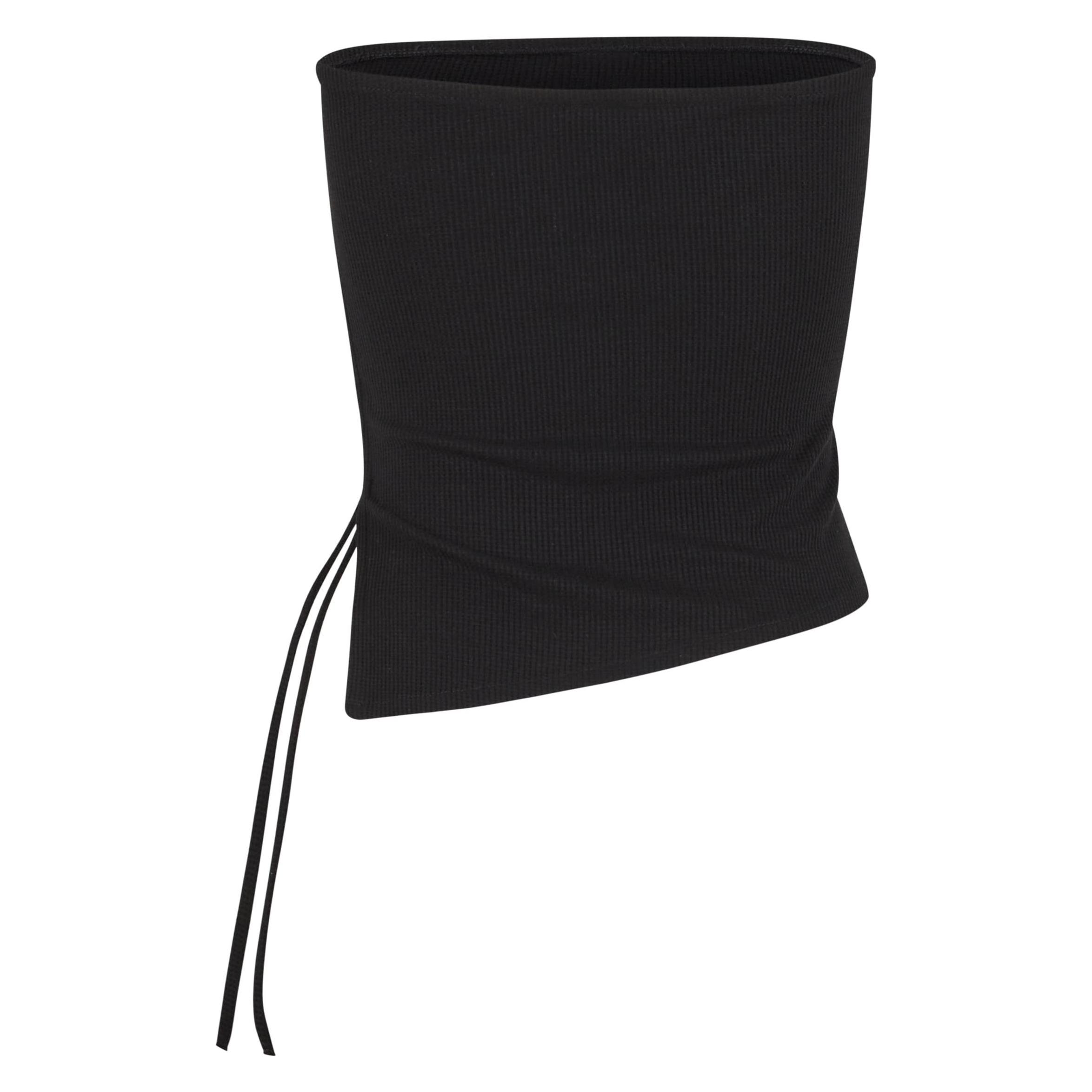 Urban Classics, Damen, Shirts, Waffle Pique Bandeau, Schwarz, (M)