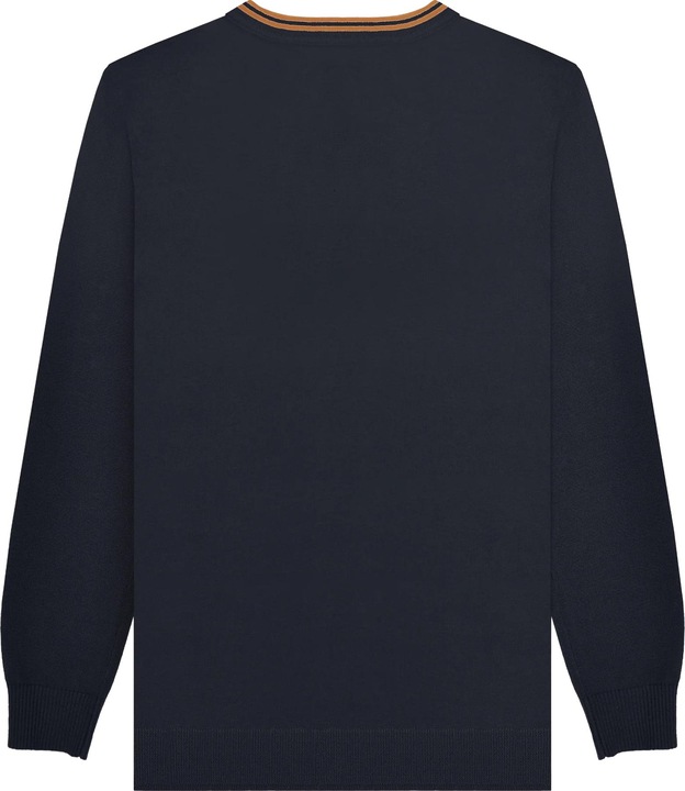 Actual product image Lambretta Mens Knitted Tipped Jumper (4XL)