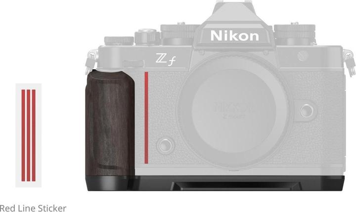 Image du produit SmallRig Plaque de montage en forme de L avec poignée en bois pour Nikon Z f (Poignée)