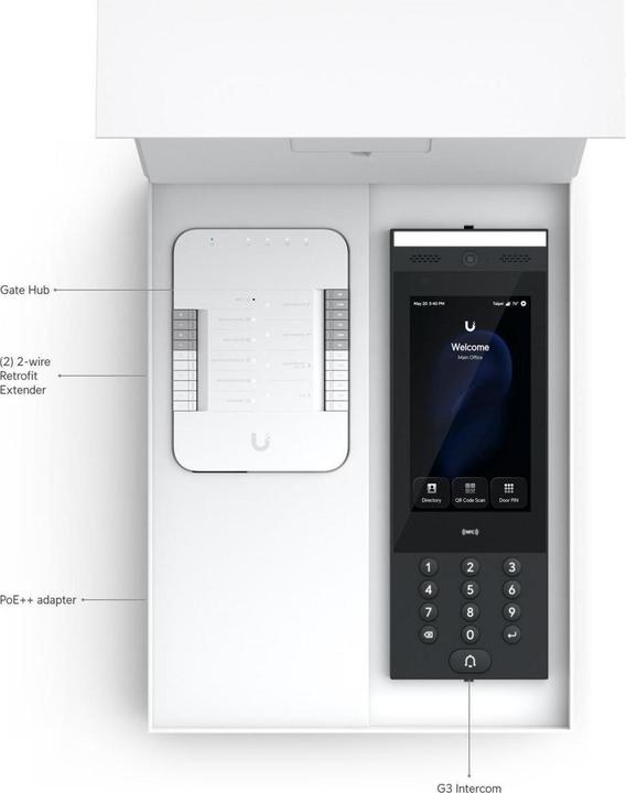 Actual product image Ubiquiti Access G3 Gate Starter Kit (Electronic numerical code)