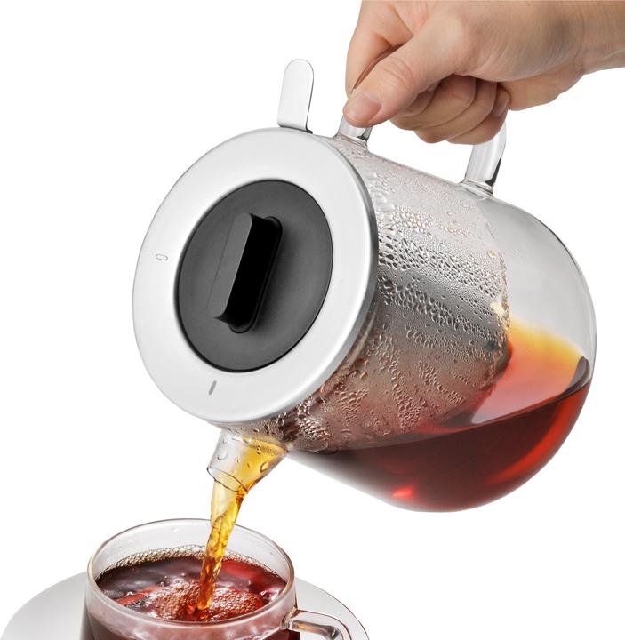 Produktbild WMF Teeset Teekanne mit Stövchen und Siebeinsatz 3tlg Glaskanne 1,3l SensiTea (1.30 l)