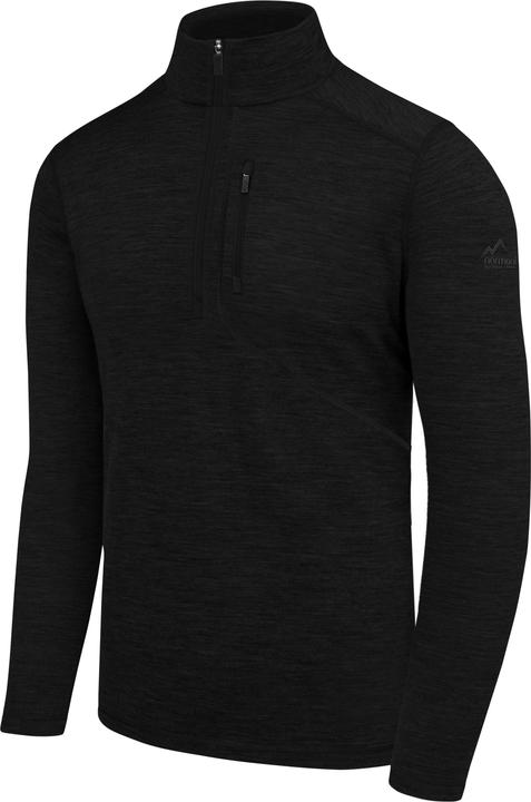 Actual product image Normani Men's merino long sleeve with 1/4 zip "Mildura" - 9131 (4XL)