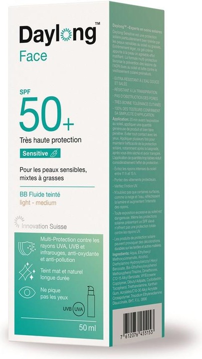 Produktbild Daylong Sensitive (Sonnencreme Gesicht, SPF 50+, 50 ml, 97 g)