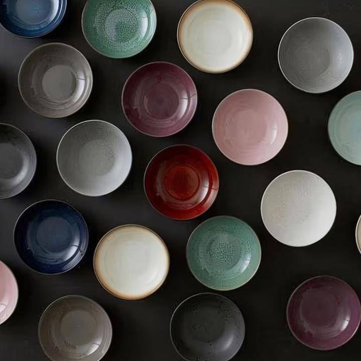 Image du produit Bitz Assiette de pâtes 6 pièces, noir violet (6 x, 20 cm)