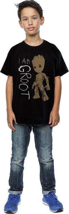 Produktbild Guardians of the Galaxy Jungen I Am Groot Scribble TShirt aus Baumwolle (140, 146)