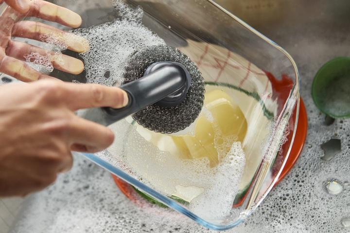 Immagine prodotto Joseph Joseph SinkTech Bürste mit Spender und Wechselkopf