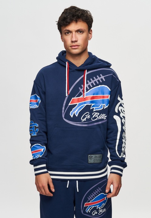Produktbild Recovered Re:covered Fleece Hoody - PATCHES Buffalo Bills - 3XL (3XL)
