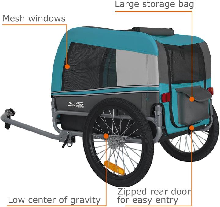 Actual product image Tiggo Bike trailer for dogs