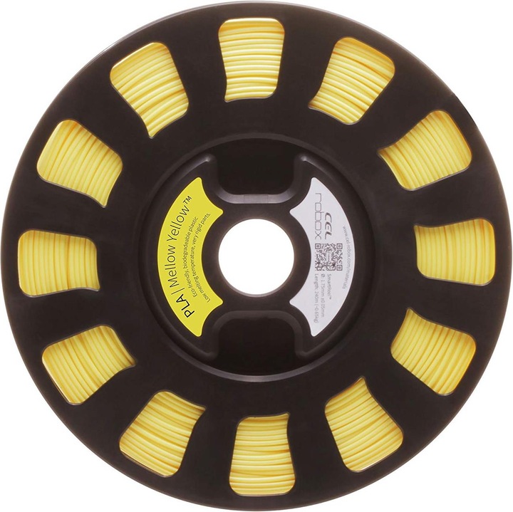 Actual product image Robox Filament (PLA, 1.75 mm, 700 g, Yellow)