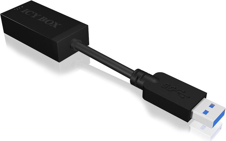 Actual product image Icy Box USB 3.0 to (Ethernet / Lan, 15.20 cm)