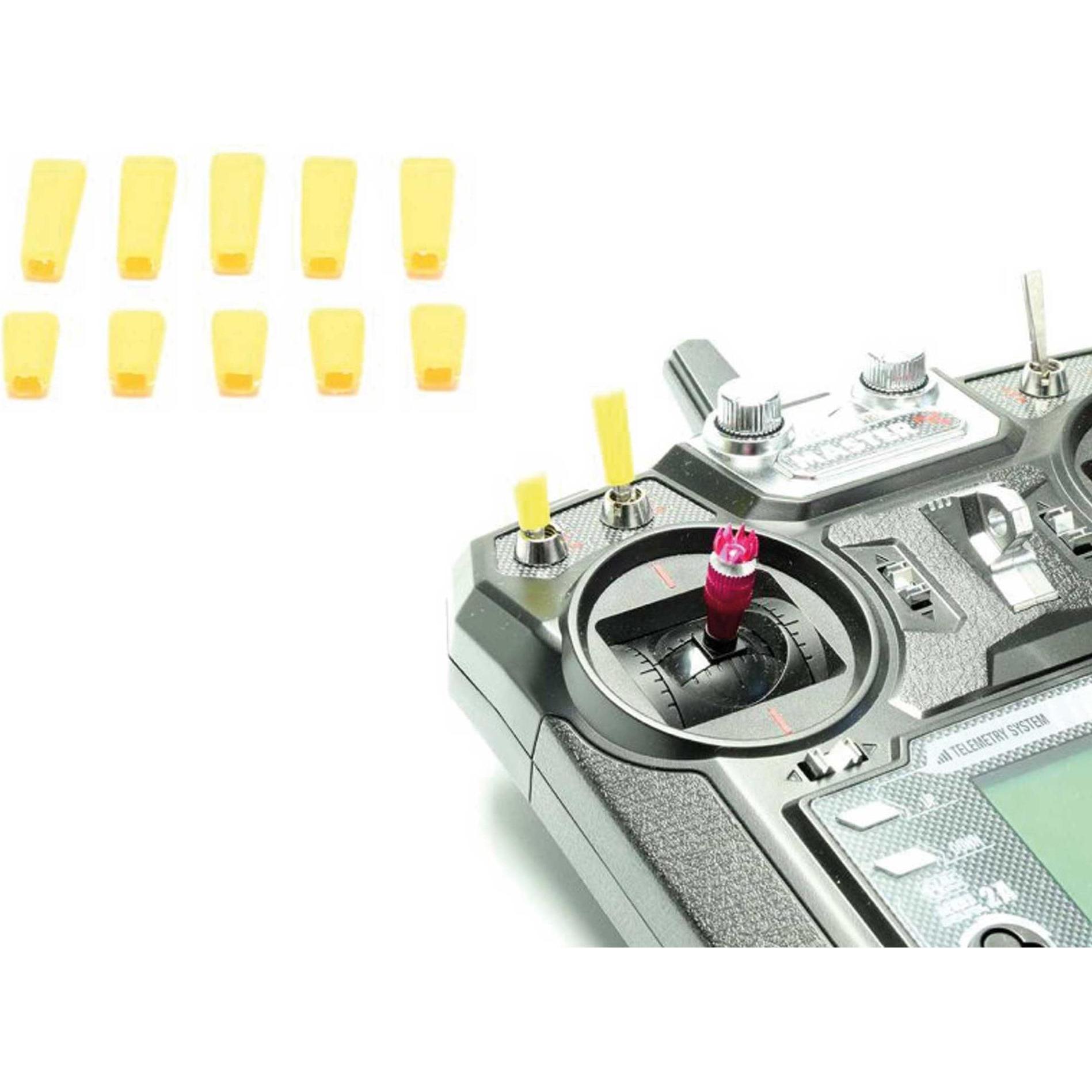 Planet-Hobby schalterkappen universal "color" gelb 10 stück