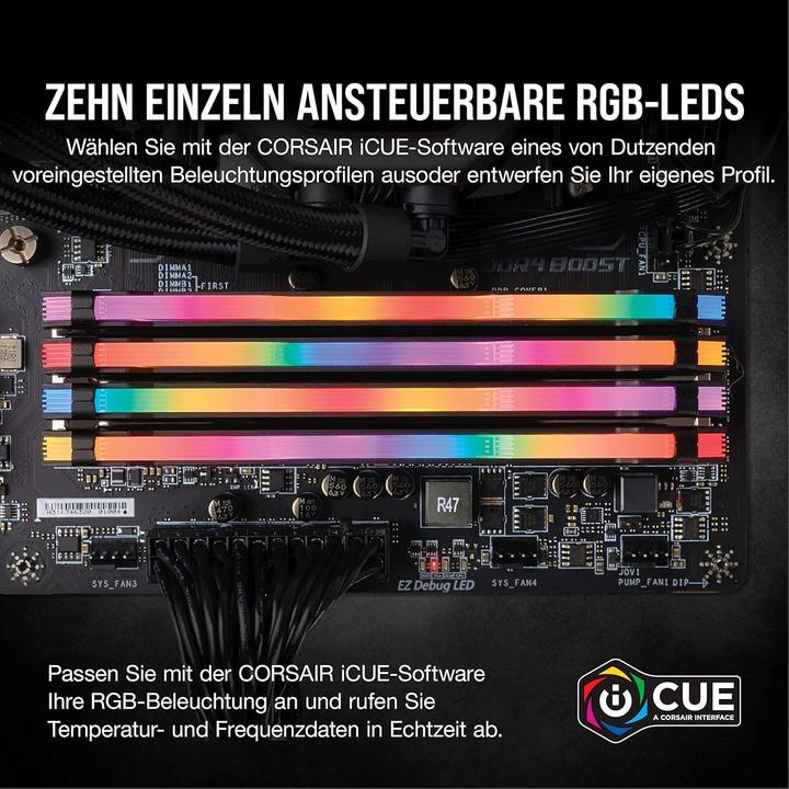 Actual product image Corsair Vengeance RGB Pro (2 x 16GB, 3200 MHz, DDR4-RAM, DIMM)