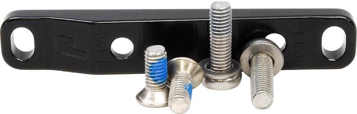 Actual product image Paul Component Engineering Paul Component - Flat mount disc brake adapter, front (black)