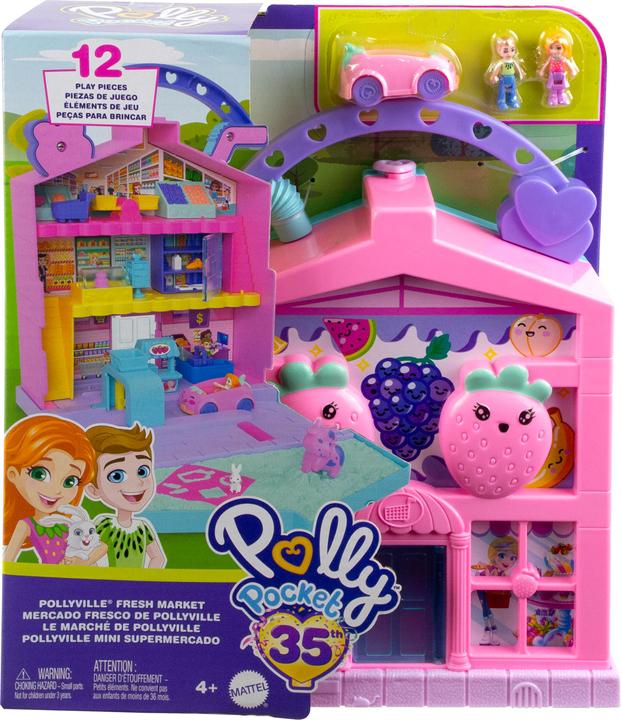 Actual product image Polly Pocket Pollyville food market