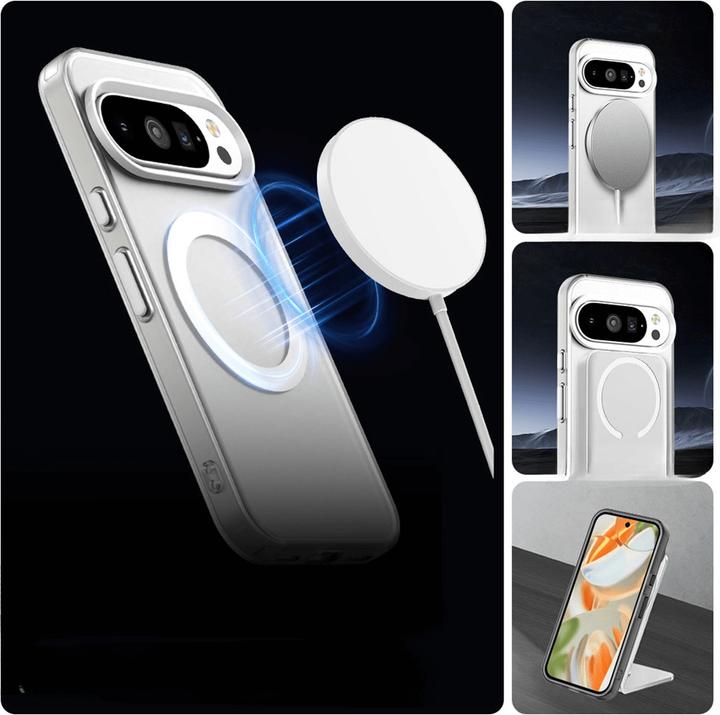 Actual product image Cover-Discount Google Pixel 10 / 10 Pro - Acryl-Handyhülle mit Magnet und Farbakzent (Google Pixel 10 Pro, Google Pixel 10)