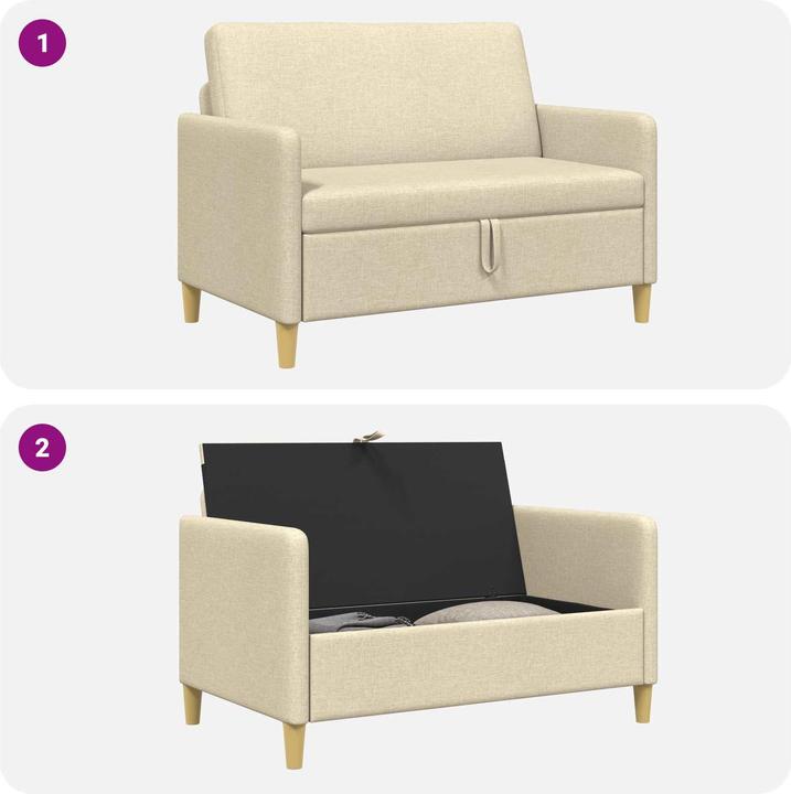Produktbild vidaXL Modernes Sofa (2-Sitzer)
