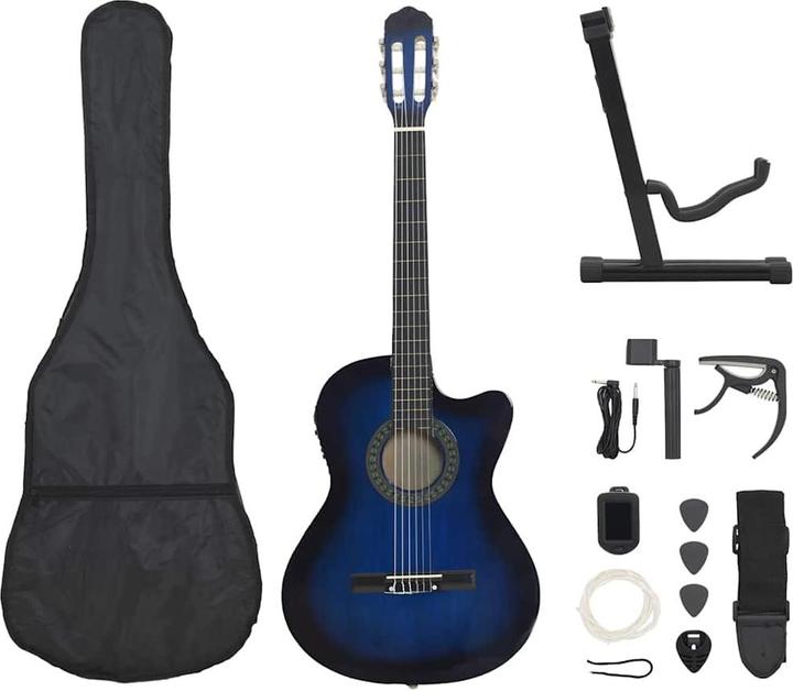 Image du produit vidaXL Hatice (Set de guitares classiques, Bois de tilleul, Plastique dur)