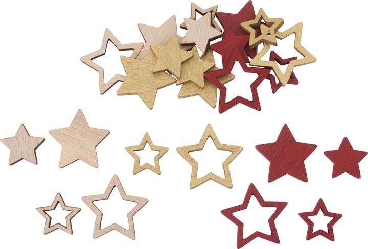 Image du produit VBS Saupoudrer étoile "Mats", 24 pièces