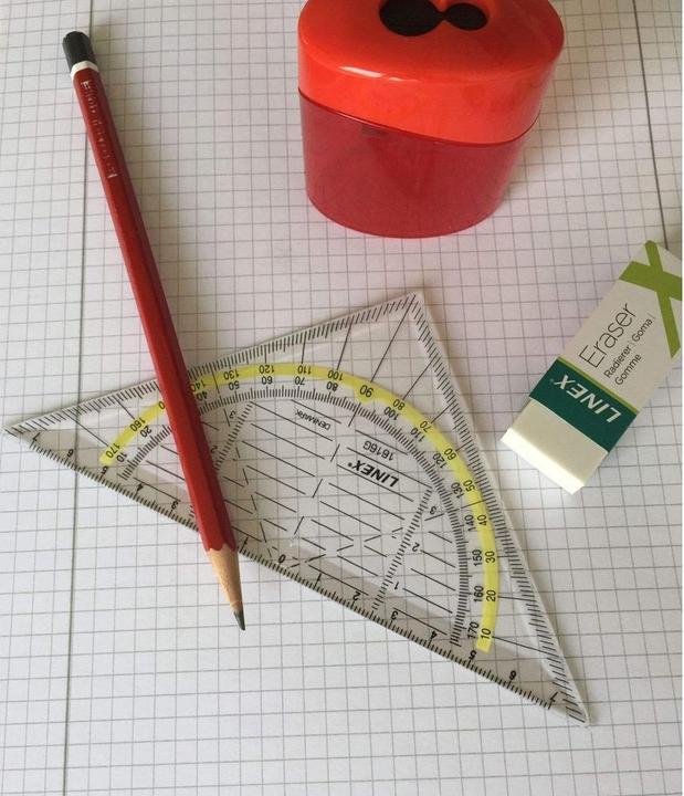 Produktbild Linex Geometriedreieck (16 cm, Kunststoff)