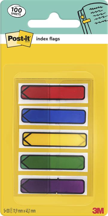 Post-it Index pijlen dispenser (11,9 x 43,2 mm)