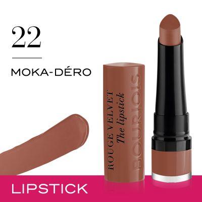 Actual product image Bourjois Rouge Velvet The Lipstick (22 Moka-Dero)