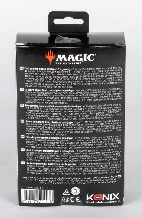 Actual product image Konix Souris Ultra Light - Magic The Gathering (Cable)
