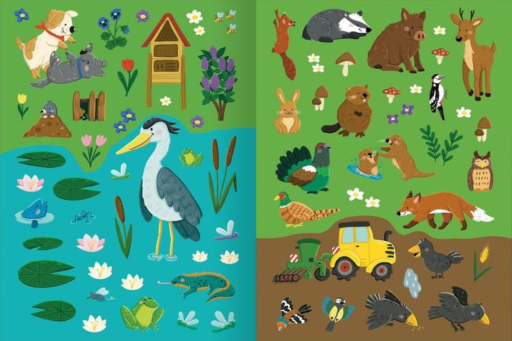 Produktbild Mühl:Mitmach-Stickerbuch - Henni, die k