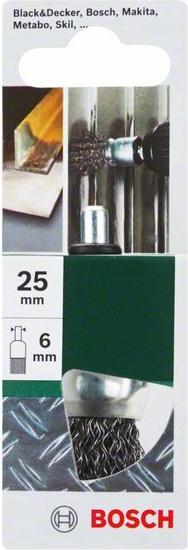 Produktbild Bosch Zubehör Pinselbürste für Bohrmaschinen – gewellter Draht, 25 mm
