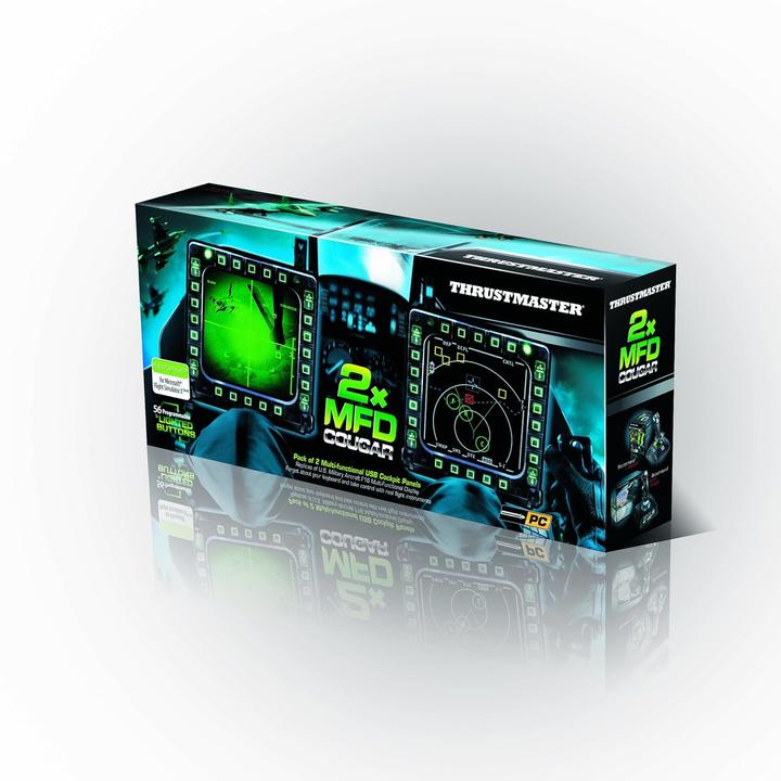 Immagine prodotto Thrustmaster MFD Cougar Pack - Cockpit-Panels für Flugsimulatoren